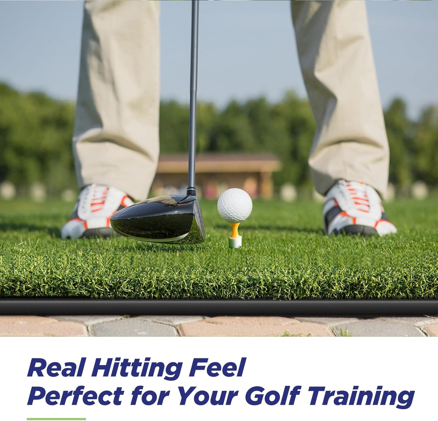 Golfguru Golf Mat, 5x4ft 26MM Artificial Turf Golf Hitting Mats