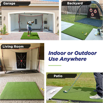 Golfguru Golf Mat, 5x4ft 36MM Golf Hitting Mats